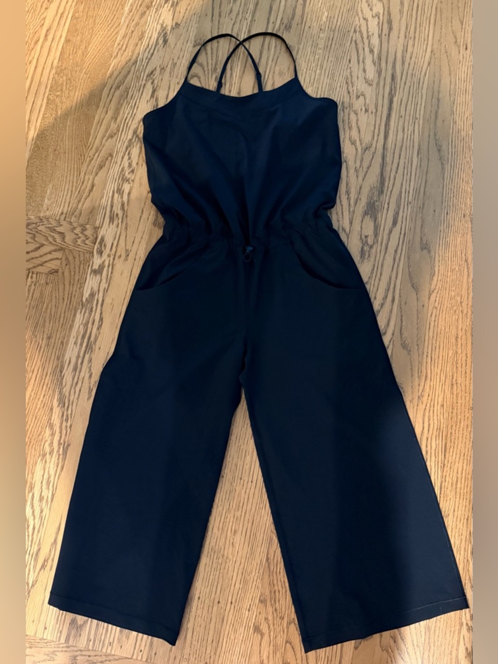 Ivivva Black Wide-Leg Strappy Jumpsuit
